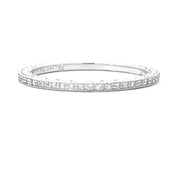 BEVERLY K 18K White Gold Diamond Eternity Wedding or Stackable Band